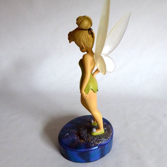 NEW 2000 WALT DISNEY GALLERY MARKRITA TINKERBELL FIGURE WITH HIDDEN PIN DRAWER - Picture 7 of 16
